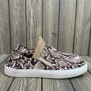 Steve Madden Women Fayna Snake Fabric Slip On Loafers Sneakers Casual Shoes Sz 9